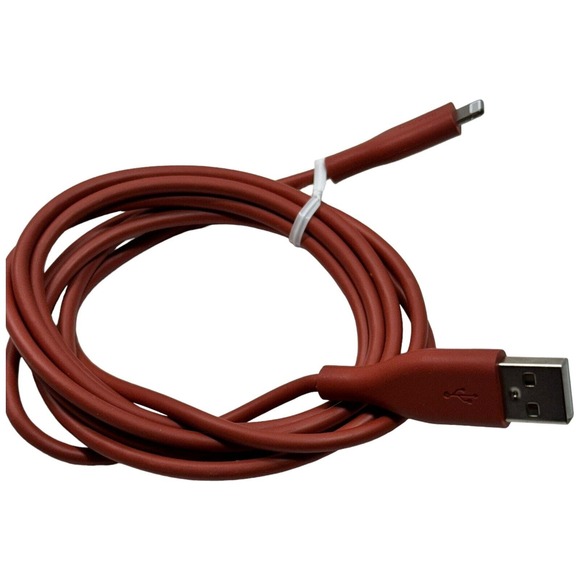 Heyday 6' LTNG to USB-A Round Charging Cable fits iPhone fits iPad - Rose Pink - Picture 5 of 6